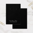 Zoek naar kaarten visitekaartjes Oorbel houder