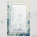 Zoek naar blauwgroen blauw briefpapier Bloem