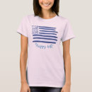 Zoek naar amerikaanse vlag dames tshirts Blauw