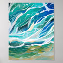 Zoek naar strand schilderen posters Blauw