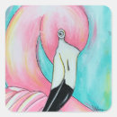 Zoek naar roze flamingo stickers Vogels