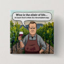 Zoek naar wijn humor buttons Plezier