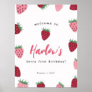 Zoek naar aardbeien posters Meisje