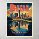 Zoek naar dallas skyline posters Retro