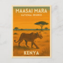 Zoek naar afrikaanse dieren briefkaarten Landschap