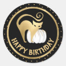 Zoek naar gouden stippen stickers Gelukkige verjaardag