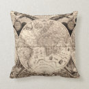 Zoek naar oude wereldkaarten kussens Cartografie