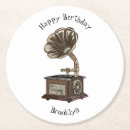 Zoek naar platenspeler onderzetters Muziek