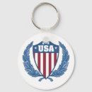 Zoek naar embleem sleutelhangers Usa