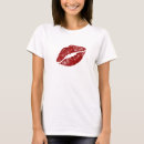 Zoek naar grote rode lippen tshirts Kus