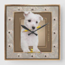 Zoek naar westie klokken Schattig