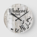 Zoek naar rustic wood klokken Elk persoon