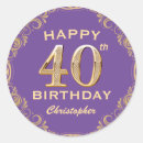 Zoek naar 40 jaar oud stickers Verjaardagsfeest