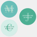 Zoek naar turquoise etiketten Typografie