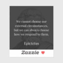 Zoek naar wijsheid stickers Stoïcijns