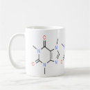 Zoek naar cafeïne molecule mokken Chemie