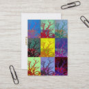 Zoek naar kleurrijke boom visitekaartjes Bomen