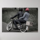 Zoek naar vintage motorfiets posters Zwart wit