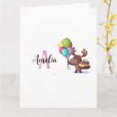Zoek naar roze ballon kaarten Cartoon