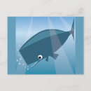 Zoek naar cartoon walvis briefkaarten Blauw