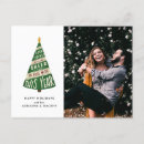 Zoek naar grappige kerstboom briefkaarten Gelukkig nieuwjaar