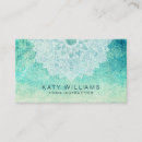 Zoek naar turquoise mandala visitekaartjes Massagetherapeut