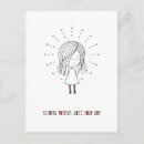 Zoek naar positieve gedachten briefkaarten Motivatie