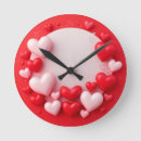 Zoek naar hart klokken Valentijnsdag