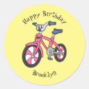 Zoek naar roze fiets stickers Schattig