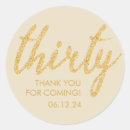 Zoek naar dertigste verjaardag stickers Dank u