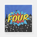 Zoek naar superhero servetten Superheld