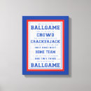 Zoek naar honkbal kunst Blauw