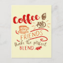 Zoek naar koffie briefkaarten Typografie