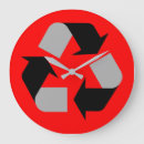 Zoek naar recycling klokken Symbool