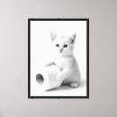 Zoek naar grappige katten kunst Schattige kat