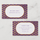 Zoek naar marokkaans patroon visitekaartjes Beroepsbeoefenaar