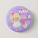 Zoek naar snoep buttons Meisje