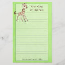 Zoek naar giraffe briefpapier Wilde dieren