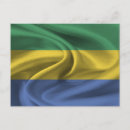Zoek naar gabon briefkaarten Vlag van gabon