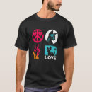 Zoek naar vredes symbool tshirts Kat