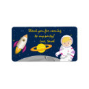 Zoek naar astronaut etiketten Verjaardag van kinderen