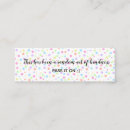 Zoek naar aanmoediging visitekaartjes Typografie