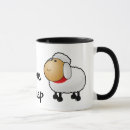 Zoek naar cartoon schapen mokken Schattig
