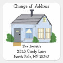 Zoek naar nieuw huis stickers We zijn verhuisd