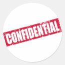 Zoek naar vertrouwelijk stickers Rood