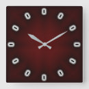 Zoek naar donkerrood klokken Modern