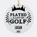 Zoek naar golfbal kerstdecoratie Golfspeeltje