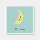 Zoek naar bananen servetten Geel