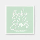 Zoek naar baby shower papieren servetten Kalligrafie