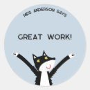 Zoek naar grappige katten stickers Voor iedereen